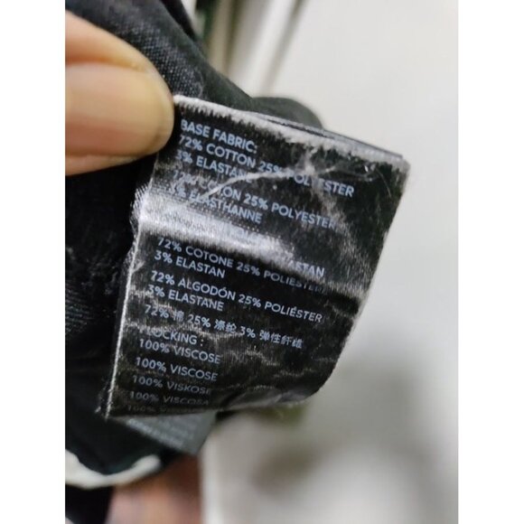 We The Free Stella Velvet High Waisted Denim Skinny Jeans Black Women's Size 28 - Picture 11 of 16